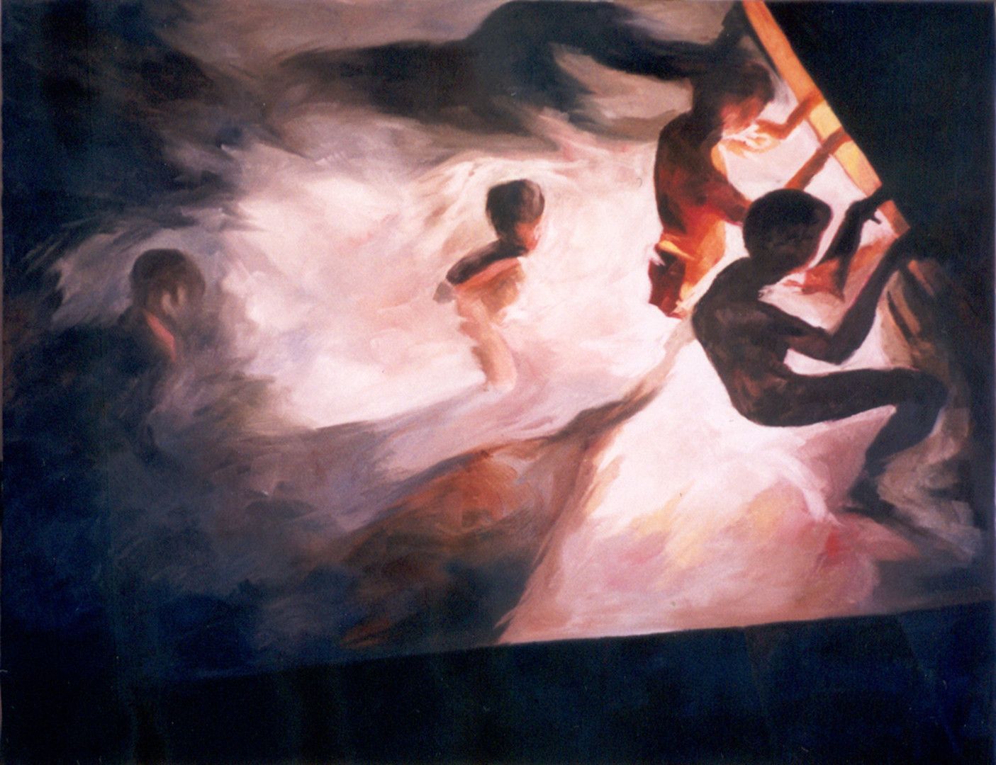 Caravaggio en una piscina